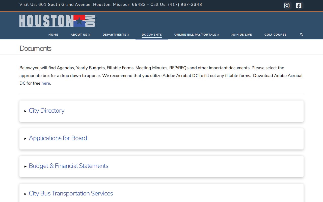 Houston record check using the city records and forms hub