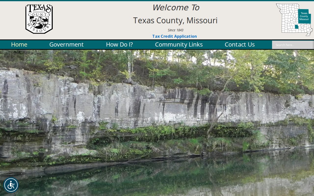 Texas County Missouri criminal history government offices