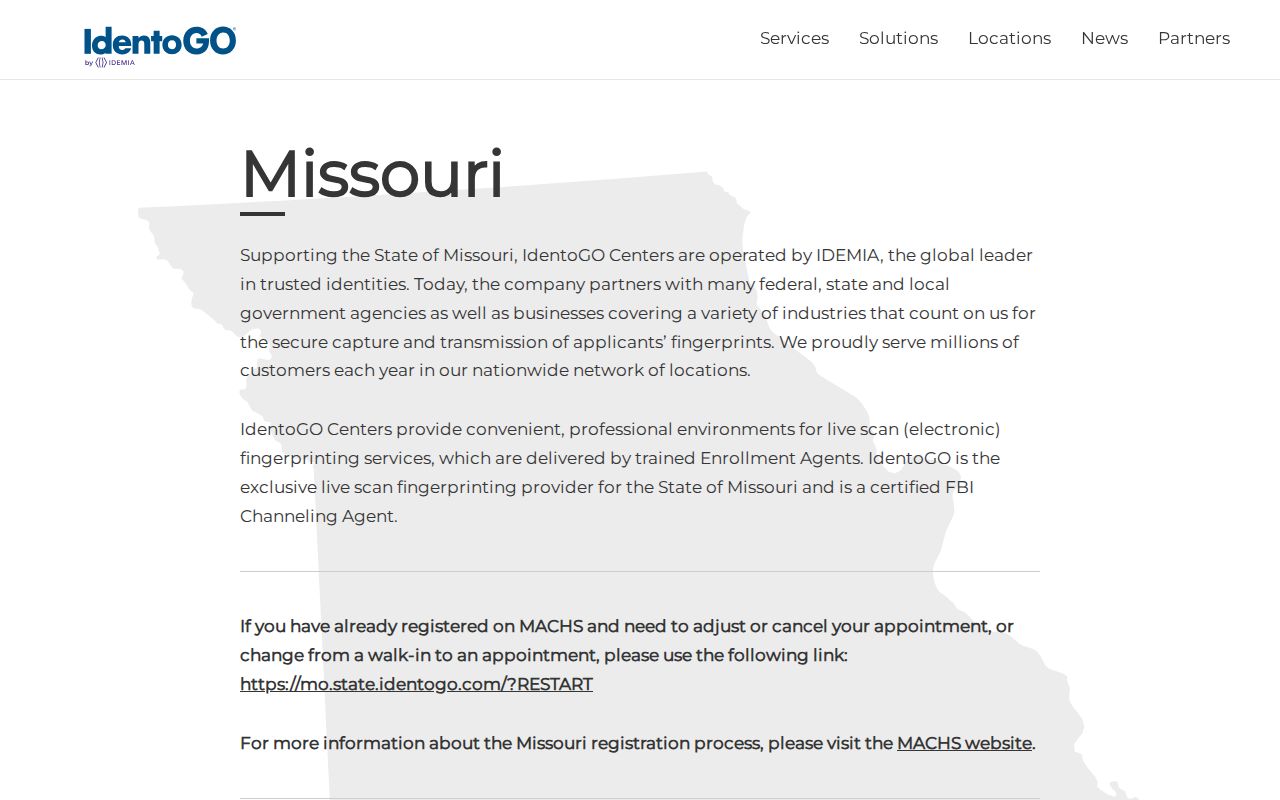 Texas County criminal history fingerprint appointment search